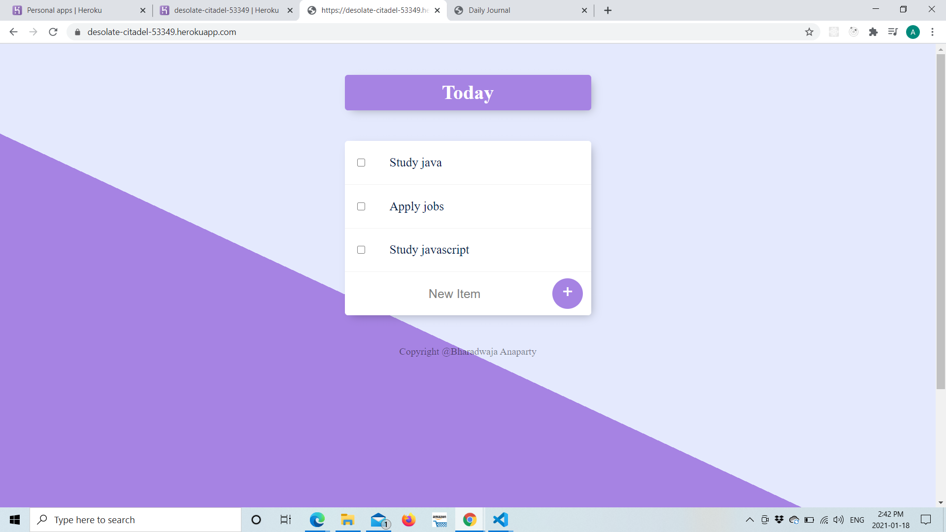 Todo application
